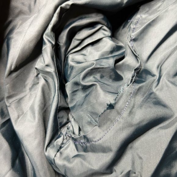 Vintage 70s 80s Women’s Black Long Down Puffer Coat - Picture 13 of 14